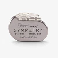 Implantable neurostimulator SYMMETRYfor vagus nerve stimulation