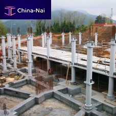 Concrete prefabricated pillar NPS® PDTI®steelroundrectangular