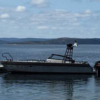 Outboard cabin cruiser 85hard-topaluminum6-person max.