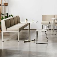 Modular upholstered bench NAK 65contemporaryfabricextruded aluminum