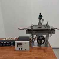 Electric bending machine sectionvertical