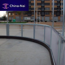 Welded mesh fence HOVAL01 seriesfor sports fieldssteelwooden