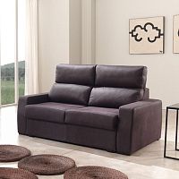Sofa bed RODAcontemporaryleatherbrown
