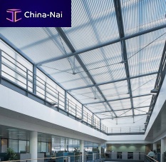 Aluminum solar shading SKYVANEfor facadefor roofvertical