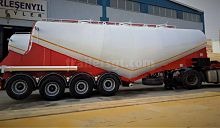 Silo trailer 4-axletowedcement