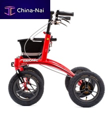 4-wheel rollator Walker 12er with armrestsheight-adjustable