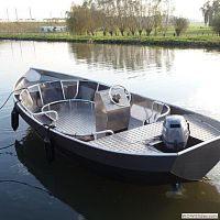 Outboard center console boat Amesterdal Loungeraluminumsundeck