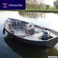 Outboard center console boat Amesterdal Loungeraluminumsundeck