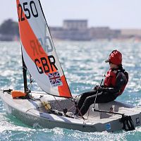 Single-handed sailing dinghy TERAchildren'sregattainstructional