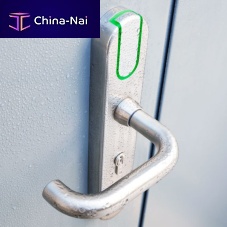 Door handle CES OMEGA FLEXmetalcontemporarywith electric lock