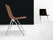 Contemporary dining chair MAYFAIRleatherupholsteredhome