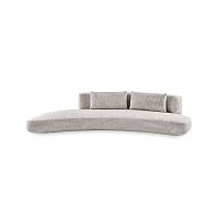 Semicircular sofa AUDREYcontemporaryfabricleather