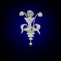 Traditional wall light CLEOPATRA APPLIQUEindoorblown glassMurano glass