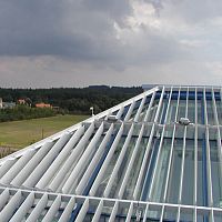 Aluminum solar shading HB-H-200-ND-00for facadefor roofwindow