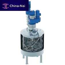 Ribbon mixer batchfor liquidstwin-shaft