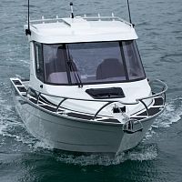 Outboard day fishing boat 616 GAME KINGwheelhousealuminum5-person max.
