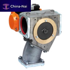 Ball valve MAYKpneumatically-operateddiverterfor liquid food products and beverages