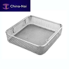 Instrument sterilization basket for consumablesperforatedstainless steel