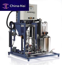 Liquid polyelectrolyte mixer-dispenser PolyRexscrew