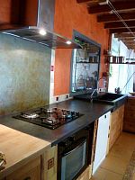 Natural stone kitchen worktop KITCHEN TOP MULTICOLOR SLATE kitchen