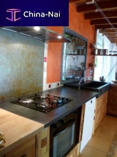 Natural stone kitchen worktop KITCHEN TOP MULTICOLOR SLATE kitchen