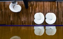 Contemporary chair L@Pleathertablethome