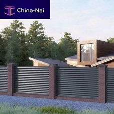 Fence with panels BARIOlouveredresidentialcommercial