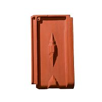 Interlocking roof tile Losange Hritagelozenge-patternedlargeclay