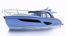 Inboard express cruiser 440 Scandinaviatwin-engineplaning hullhard-top
