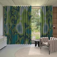 Curtain fabric FLUOR iridescentpolyesterTrevira CS®