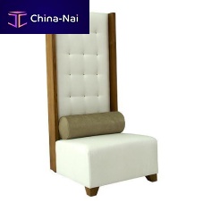 Contemporary fireside chair ALICE : C.EC46fabricwoodenhigh-back