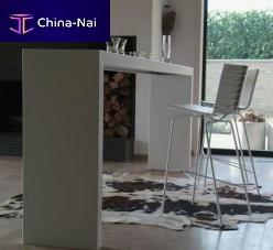 Contemporary high bar table B-ARwaxed woodrectangularhome