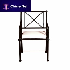 Traditional chair 1800gardenfabriclacquered aluminum