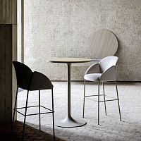 Contemporary bar chair Andreaindoorfabricsteel