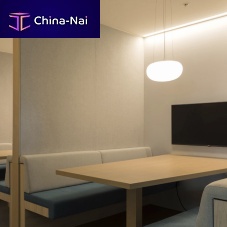 Interior wall-covering COMPOSITION®textilePETfabric look