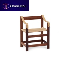 Contemporary chair BARNBARNindoorleathermahogany base