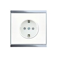 Power socket CORLO STECKDOSEwall-mountedsurface-mountglass