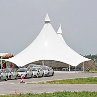 PVC architectural membrane for tensile structuresfire-retardantwater-repellent