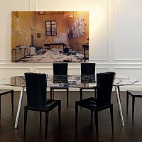 Original design dining chair JenetteindoorPVCpolyurethane