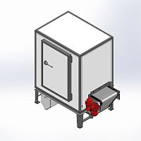 Crust freezer chestprocessventilated