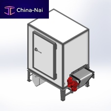 Crust freezer chestprocessventilated