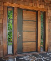 Entry door HILLS 501woodensteelswing