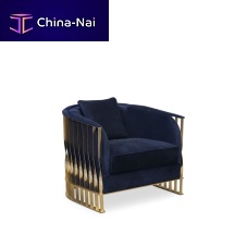 Traditional armchair MANDYfabricbrass