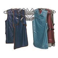 Wall-mounted X-ray apron rack 100