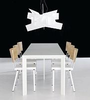 Contemporary table CHAMFERoakwalnutbirch