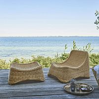 Traditional armchair Chillrattanrattanaluminum