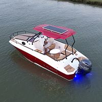 Outboard walkaround 620 WA opendual-console6-person max.