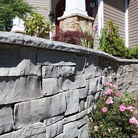 Concrete wall cladding GUILLOTINED WALLSTONEexterior3Ddecorative