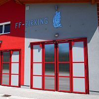 Industrial folding door LIGHTaluminumautomaticwind-proof