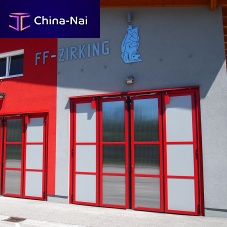 Industrial folding door LIGHTaluminumautomaticwind-proof